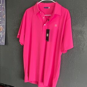 Hogan Men's Vibrant Pink Polo